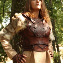 LARP Armour Shield Maiden Clan Chief -Larp Fashion Shop larp lederruestung clanfuehrerin br smcc 5 1280x1280