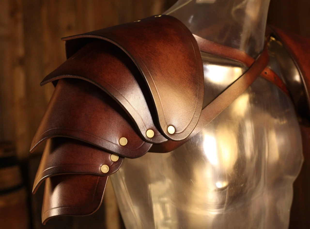 LARP Leather Shoulder Armour DIY Kit 5 LARP Leather Shoulder Armour DIY Kit - Image 3