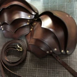 LARP Leather Shoulder Armour DIY Kit 11 LARP Leather Shoulder Armour DIY Kit -Larp Fashion Shop larp schulterruestung diy bausatz lt 905010 diy 610 5 1280x1280