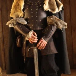LARP Cloak With Sheepskin -Larp Fashion Shop larp umhang mit fellueberwurf lf 410100 4 1280x1280