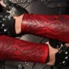 Leather Vambraces Dragon 1 Leather Vambraces Dragon -Larp Fashion Shop leder armschienen drachenpraegung ls as dragon 265 1 1280x1280