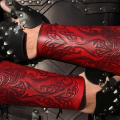 Leather Vambraces Dragon