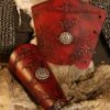 Leather Vambraces Norse Embossing And Rivet -Larp Fashion Shop leder armschienen mit praegung und zierniete ls as01020304srry4 265 1 1280x1280