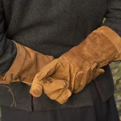 Leather Gloves - Brown 8 Leather Gloves - Brown -Larp Fashion Shop lederhandschuhe braun if 1101402 3 1280x1280