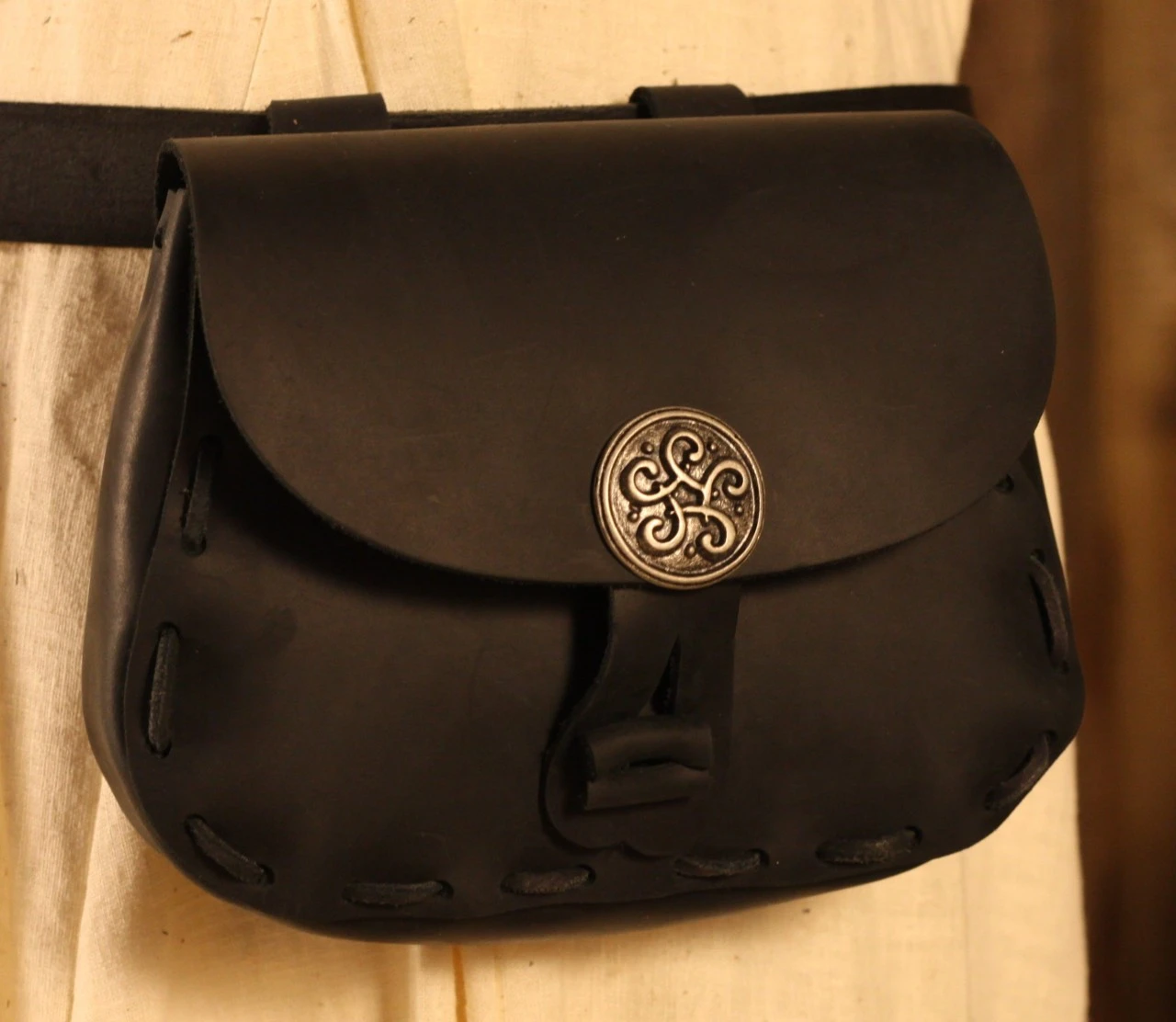 Medieval Bag Celtic Knot Schwarz 2 Medieval Bag Celtic Knot Schwarz