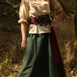 Authentic Medieval Linen Look Skirt