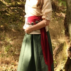 Authentic Medieval Linen Look Skirt -Larp Fashion Shop mittelalterlicher rock lc 4003 350 500 3 1280x1280