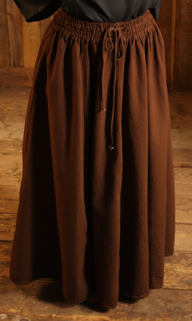 Medieval Linen Style Skirt 3 Medieval Linen Style Skirt