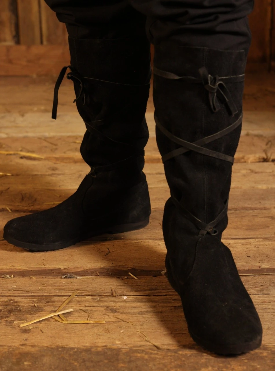 Medieval Boots Black 4 Medieval Boots Black - Image 2