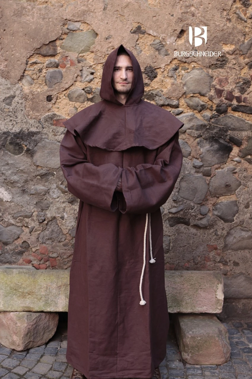 Brown Authentic Monk’s Robe 3 Brown Authentic Monk’s Robe