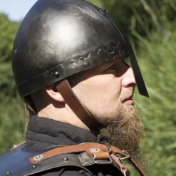 Norman Nasal Helmet Epic Dark -Larp Fashion Shop normannischer nasalhelm epic dark if 200118 5 1280x1280