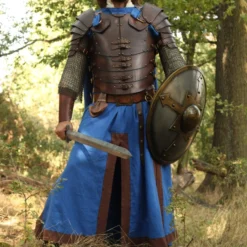 Royal Blue Tunic With Contrasting Trims 8 Royal Blue Tunic With Contrasting Trims -Larp Fashion Shop royalblaue tunika mit abgesetzten kanten lf 327010 3 1280x1280