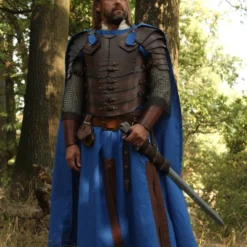 Royal Blue Tunic With Contrasting Trims 9 Royal Blue Tunic With Contrasting Trims -Larp Fashion Shop royalblaue tunika mit abgesetzten kanten lf 327010 4 1280x1280