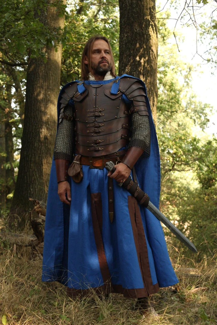 Royal Blue Tunic With Contrasting Trims 6 Royal Blue Tunic With Contrasting Trims - Image 4