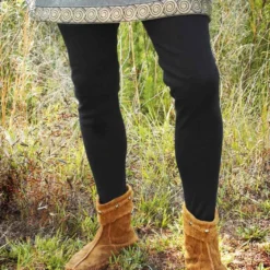 Black Fitted Men Tights