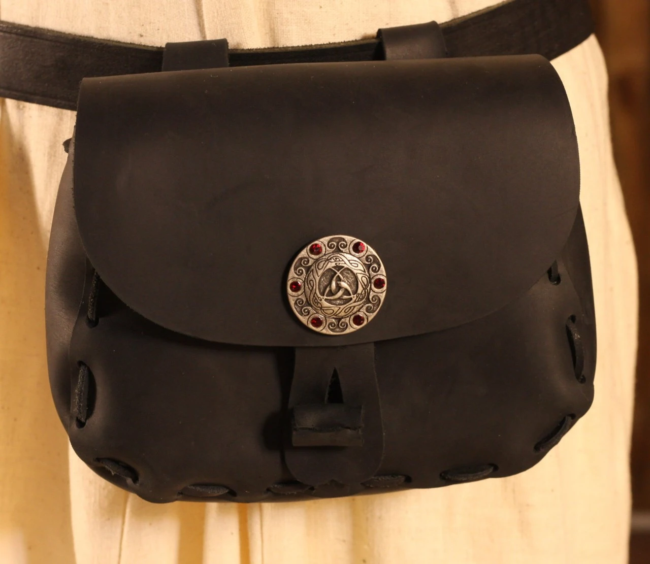 Black Medieval Pouch Star Ring 3 Black Medieval Pouch Star Ring