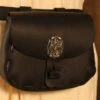Black Medieval Pouch Dragon -Larp Fashion Shop schwarze mittelalterliche ledertasche drache lt gt6310sdr 1 1280x1280