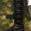 Black Medieval Boots /w Buckles