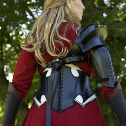Shoulder Armour Black L -Larp Fashion Shop schwarze schulterruestung l if 100302 5 1280x1280