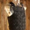 Larp Mercenary Leather Body Armour Black Weave