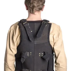 Larp Mercenary Leather Body Armour Black Weave -Larp Fashion Shop schwarze wikingerruestung aus leder if 120503 3 1280x1280