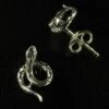 Snake Silver Ear Stud (1 Pair) -Larp Fashion Shop silber ohrstecker schlangen ml 15043 1 1280x1280
