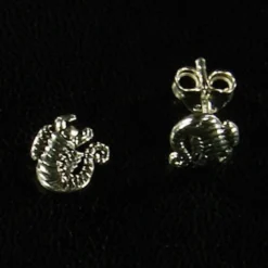 Scorpion Silver Ear Stud (1 Pair)