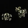Skull Silver Ear Stud (1 Pair) -Larp Fashion Shop silber ohrstecker totenkopf ml 15039 1 1280x1280