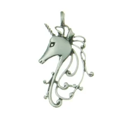 Unicorn Silver Pendant