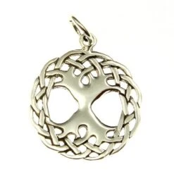 Silverpendant Tree Of Life /w Braid