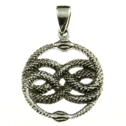 Silver Pendant Snakes 'Auryn'