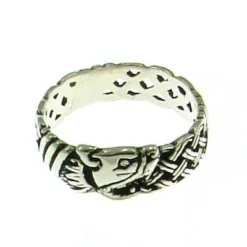 Silver Ring Celtic Dog -Larp Fashion Shop silberring keltischer hund ml 13050 1 1280x1280