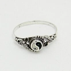 Yin Yang Silver Ring