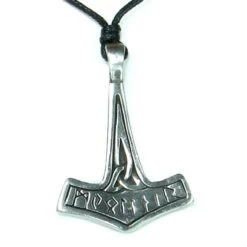 Thor's Hammer With Runic Inscription 'Mjölnir'