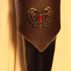 Drinking Horn W/ Brown Holder Dragonheart 300ml