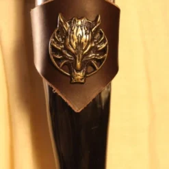 Drinking Horn W/ Brown Holder Fenris 300ml