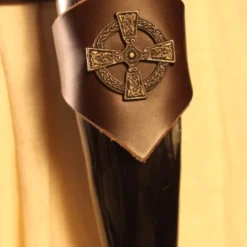 Drinking Horn W/ Brown Holder Celtic King 300ml