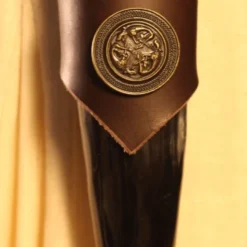 Drinking Horn W/ Brown Holder Celtic Horses 300ml