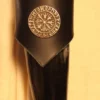 Drinking Horn W/ Black Holder Vegvisir 300ml -Larp Fashion Shop trinkhorn mit halter schwarz vegvisir ca 300ml lt 03svv 1 1280x1280