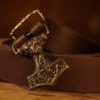 Vegan Medieval Long Belt Thor's Hammer -Larp Fashion Shop veganer mittelalter langguertel thors hammer lt lgthbr bt 1 1280x1280