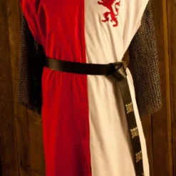 Surcoat With Coat Of Arms, Rampant Lion Embroidery 8 Surcoat With Coat Of Arms, Rampant Lion Embroidery -Larp Fashion Shop wappenrock mit stickerei loewe lf 1490lw 1 1280x1280