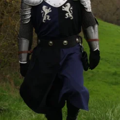 Surcoat With Coat Of Arms, Silver Lions Embroidery