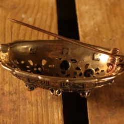 Viking Tortoise Brooch/Fibula 8cm -Larp Fashion Shop wikinger ovalfibel schalenfibel pp 07 ov3 oval 3 1280x1280