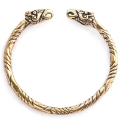 Viking Raven Bronze Bracelet