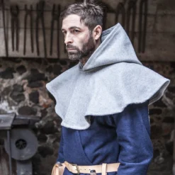 Wool Liripipe Cucullus Grey