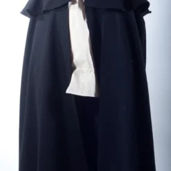 Woolen Cloak W/ Pointed Hood And Capelet -Larp Fashion Shop woll umhang mit gugelkapuze und pelerine lf 490106 2 1280x1280