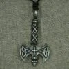 Pewter Pendant Double Axe -Larp Fashion Shop zinnanhaenger doppelaxt ml 30066 1 1280x1280