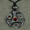 Pewter Pendant Gem Trefot -Larp Fashion Shop zinnanhaenger juwelentrefot ml 30016 265 1 1280x1280