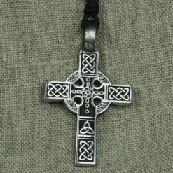 Pewter Pendant Celtic Cross