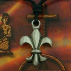 Pewter Pendant Fleur De Lys